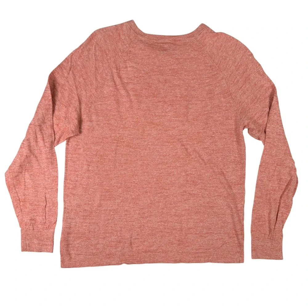 J. Crew Re-Imagined Sweater‎ Mens L Coral Pink NWOT AX848 Crewneck Knit
